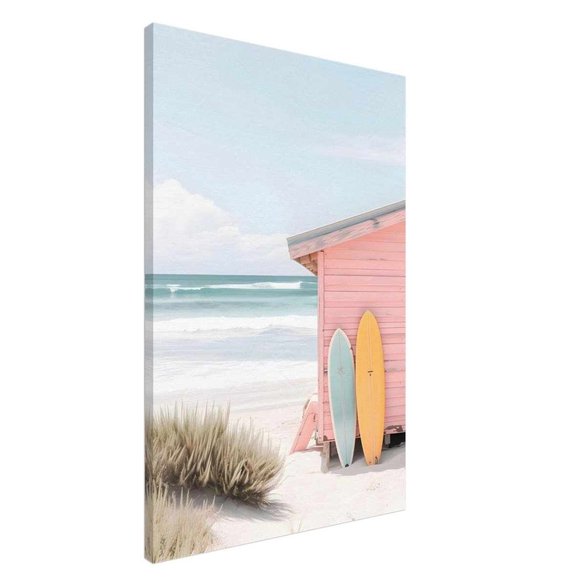 Sun, Surf & Simplicity | Minimalist Coastal Photography Wall art print - 60x90 cm / 24x36″ - Canvas - 