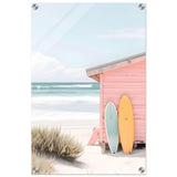 Sun, Surf & Simplicity | Minimalist Coastal Photography Wall art print - 40x60 cm / 16x24″ - Acrylic Print - 