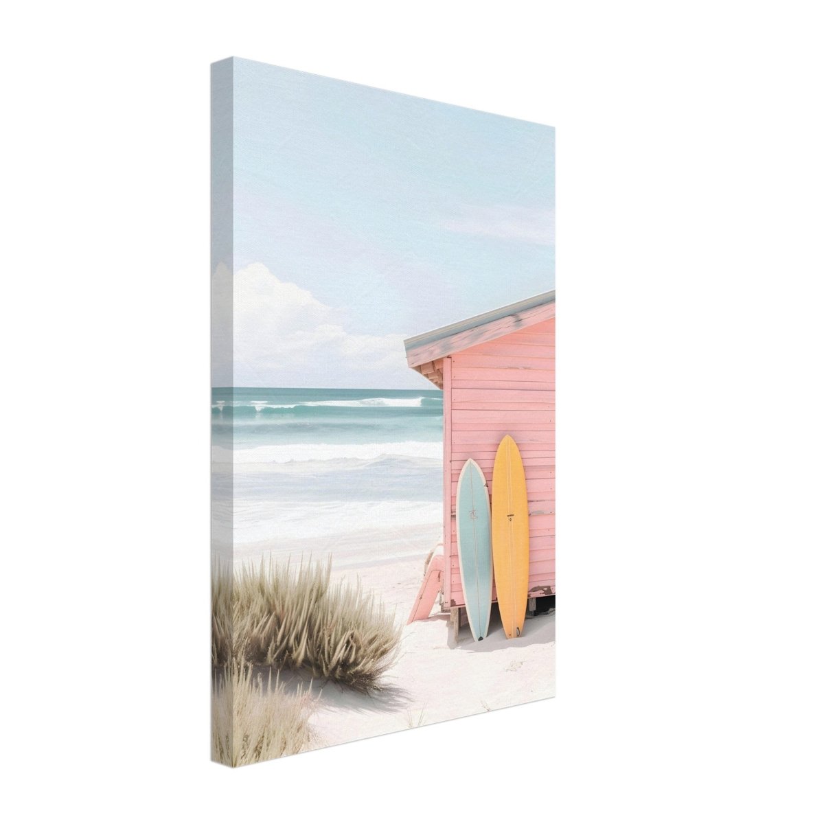 Sun, Surf & Simplicity | Minimalist Coastal Photography Wall art print - 30x45 cm / 12x18″ - Canvas - 