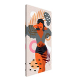 Sunlit Muse Canvas Print – Bold & Radiant Feminine Energy Art | 3 design options in 26 Sizes - 30x60 cm / 12x24″ - Design Option 1 - 