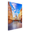 “Sunrise in the Old Town” – European Street Scene Wall Art Print - Canvas - 50x75 cm / 20x30″ - 