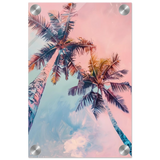 “Sunset Palms” | Wall Art Print - Acrylic Print - 20x30 cm / 8x12″ - 