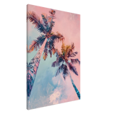 “Sunset Palms” | Wall Art Print - Canvas - 70x100 cm / 28x40″ - 