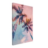 “Sunset Palms” | Wall Art Print - Canvas - 40x60 cm / 16x24″ - 