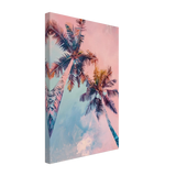 “Sunset Palms” | Wall Art Print - Canvas - 30x45 cm / 12x18″ - 