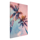 “Sunset Palms” | Wall Art Print - Canvas - 60x90 cm / 24x36″ - 