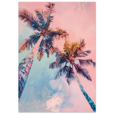 “Sunset Palms” | Wall Art Print - Fine Art Poster - 70x100 cm / 28x40″ - 