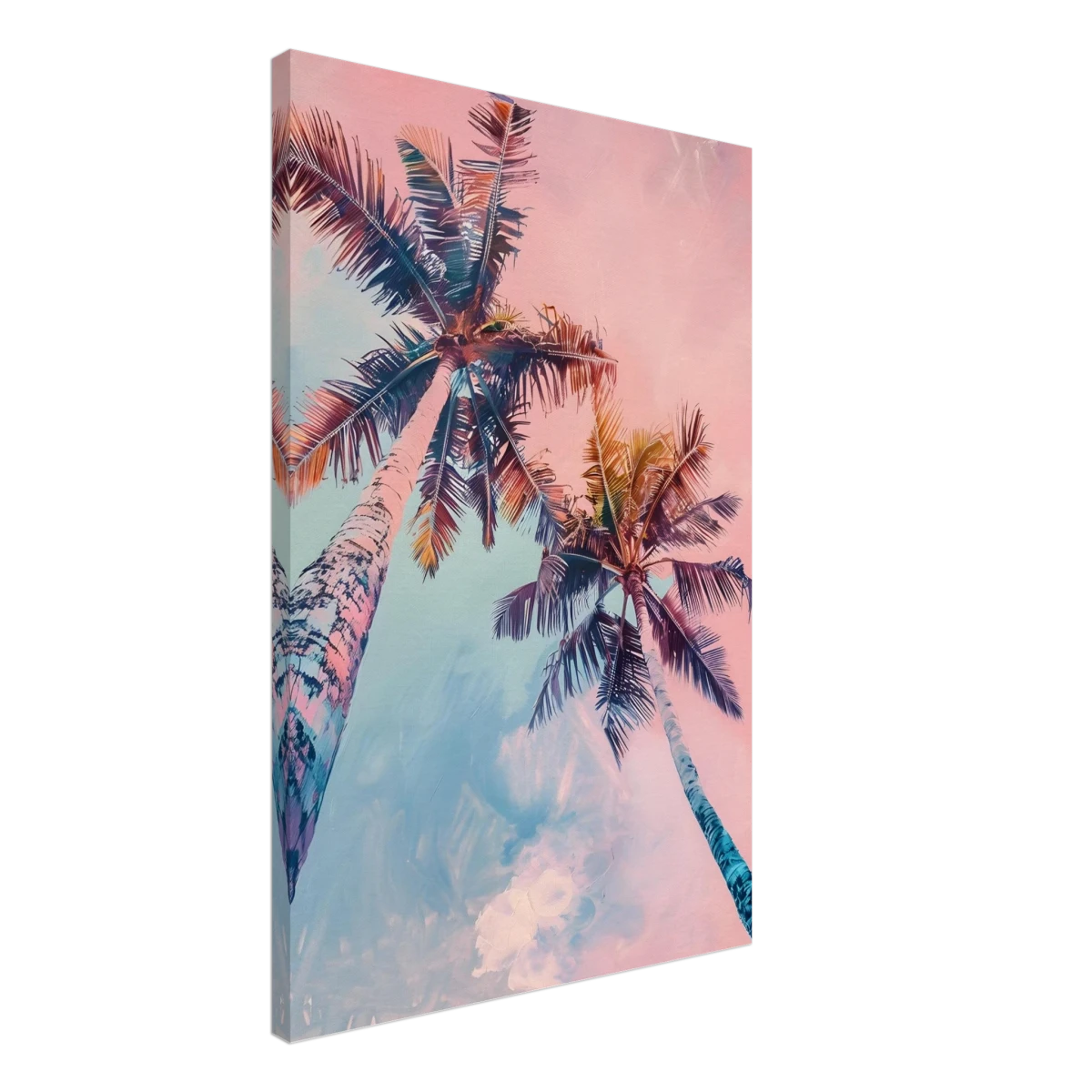 “Sunset Palms” | Wall Art Print - Canvas - 50x75 cm / 20x30″ - 