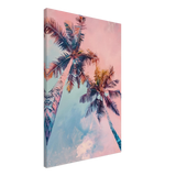 “Sunset Palms” | Wall Art Print - Canvas - 50x75 cm / 20x30″ - 