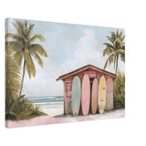 Surfside Retreat | Modern Coastal Wall art Print - Canvas - 50x75 cm / 20x30″ - 