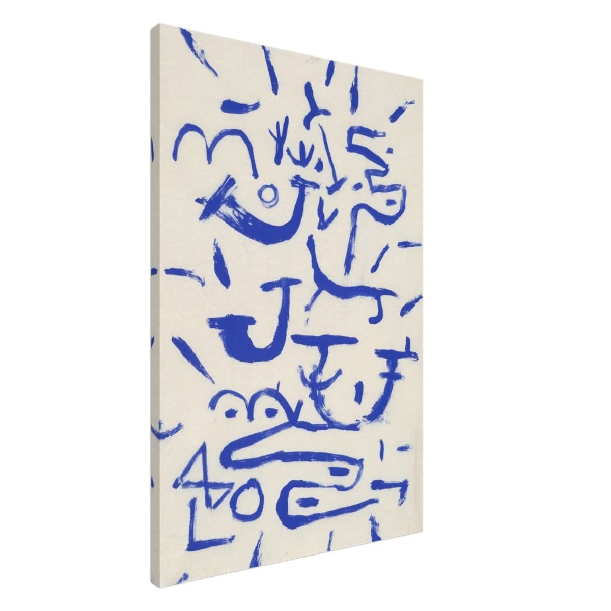Surrealist Abstract Art Kriechendes und Baumendes (Creeper and Climber) by Paul Klee 1937 - Canvas - 60x90 cm / 24x36″ - Slim