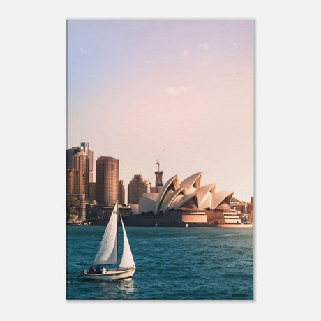 Sydney Opera House Portrait Canvas Print - Canvas - 30x45 cm / 12x18″ - Slim