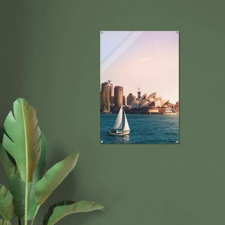 Sydney Opera House Portrait Canvas Print - Acrylic Print - 70x100 cm / 28x40″ - 