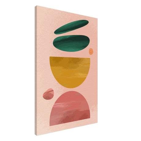 Symmetry in Motion | Abstract Minimalism | Wall art print - Canvas - 30x45 cm / 12x18″ - 