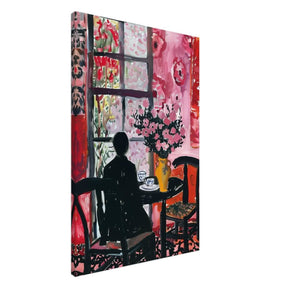 Tea by the Garden | Contemporary Impressionism | wall art print - Canvas - 30x45 cm / 12x18″ - 