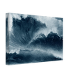 "Tempest Surge" – Monochrome Ocean Wave Wall Art Print - Canvas - 20x30 cm / 8x12″ - 