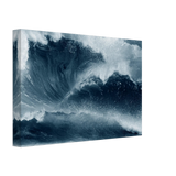 "Tempest Surge" – Monochrome Ocean Wave Wall Art Print - Canvas - 20x30 cm / 8x12″ - 