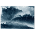 "Tempest Surge" – Monochrome Ocean Wave Wall Art Print - Fine Art Poster - 60x90 cm / 24x36″ - 