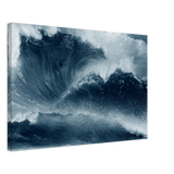 "Tempest Surge" – Monochrome Ocean Wave Wall Art Print - Canvas - 40x60 cm / 16x24″ - 