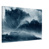 "Tempest Surge" – Monochrome Ocean Wave Wall Art Print - Canvas - 50x75 cm / 20x30″ - 