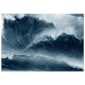 "Tempest Surge" – Monochrome Ocean Wave Wall Art Print - Fine Art Poster - 70x100 cm / 28x40″ - 