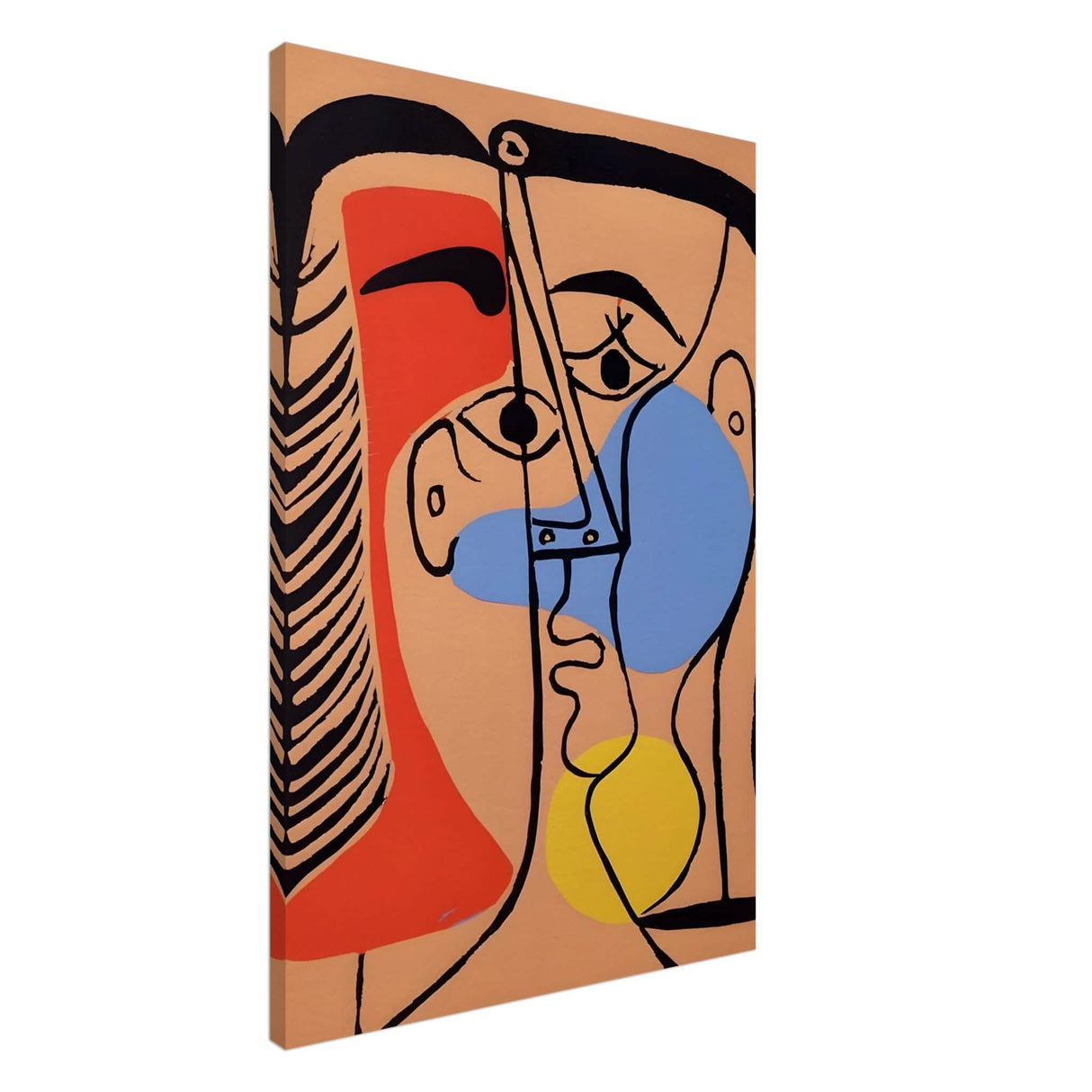 Tête de Femme | Head of a Woman by Pablo Picasso 1962 - Canvas - 60x90 cm / 24x36″ - Slim