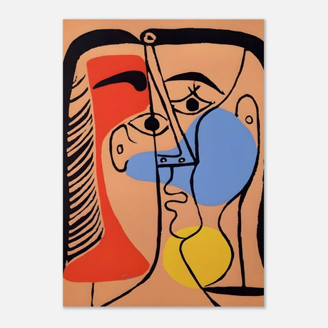 Tête de Femme | Head of a Woman by Pablo Picasso 1962 - Aluminum Print - 70x100 cm / 28x40″ - 
