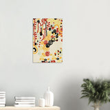 Textile sample by Gustav Klimt - Wood Prints - 40x60 cm / 16x24″ - 10 mm