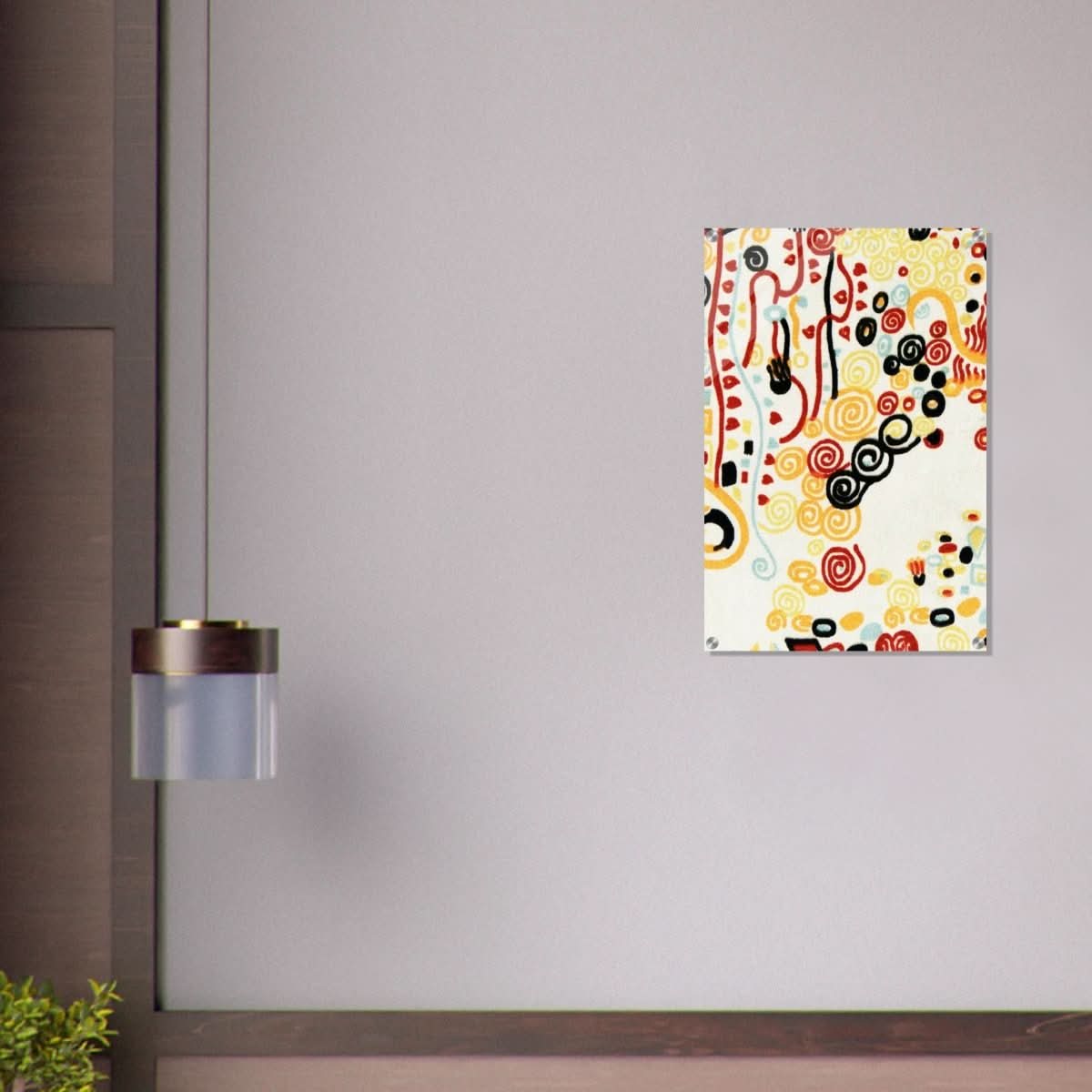 Textile sample by Gustav Klimt - Acrylic Print - 50x75 cm / 20x30″ - 