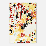 Textile sample by Gustav Klimt - Aluminum Print - 50x75 cm / 20x30″ - 