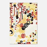Textile sample by Gustav Klimt - Aluminum Print - 40x60 cm / 16x24″ - 