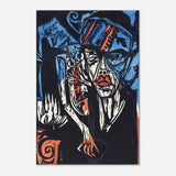 The Agonies of Love by Ernst Ludwig Kirchner Wall art print - Aluminum Print - 60x90 cm / 24x36″ - 