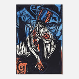 The Agonies of Love by Ernst Ludwig Kirchner Wall art print - Aluminum Print - 30x45 cm / 12x18″ - 