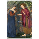 The Annunciation by Sir Edward Burne–Jones | A Masterpiece of Pre - Raphaelite Art | wall Art Print - Acrylic Print - 40x60 cm / 16x24″ - 