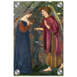 The Annunciation by Sir Edward Burne–Jones | A Masterpiece of Pre - Raphaelite Art | wall Art Print - Acrylic Print - 20x30 cm / 8x12″ - 