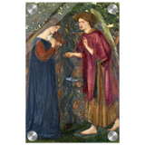 The Annunciation by Sir Edward Burne–Jones | A Masterpiece of Pre - Raphaelite Art | wall Art Print - Acrylic Print - 20x30 cm / 8x12″ - 