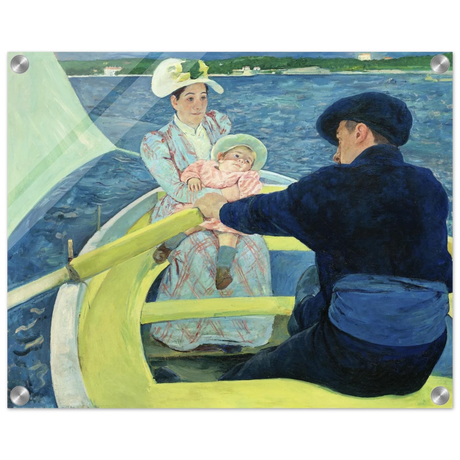 The Boating Party by Mary Cassatt | Vintage Art Print - Acrylic Print - 40x50 cm / 16x20″ - 