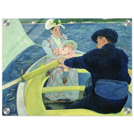 The Boating Party by Mary Cassatt | Vintage Art Print - Acrylic Print - 30x40 cm / 12x16″ - 