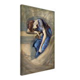 The Briar Rose Series – Study for The Garden Court (1889) by Sir Edward Burne - Jones | Wall art Print - Canvas - 40x60 cm / 16x24″ - 