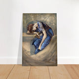 The Briar Rose Series – Study for The Garden Court (1889) by Sir Edward Burne - Jones | Wall art Print - Brushed Aluminum Print - 20x30 cm / 8x12″ - 