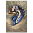 The Briar Rose Series – Study for The Garden Court (1889) by Sir Edward Burne - Jones | Wall art Print - Fine Art Poster - 30x45 cm / 12x18″ - 
