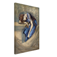The Briar Rose Series – Study for The Garden Court (1889) by Sir Edward Burne - Jones | Wall art Print - Canvas - 50x75 cm / 20x30″ - 