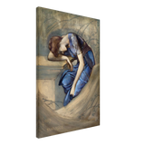 The Briar Rose Series – Study for The Garden Court (1889) by Sir Edward Burne - Jones | Wall art Print - Canvas - 50x75 cm / 20x30″ - 