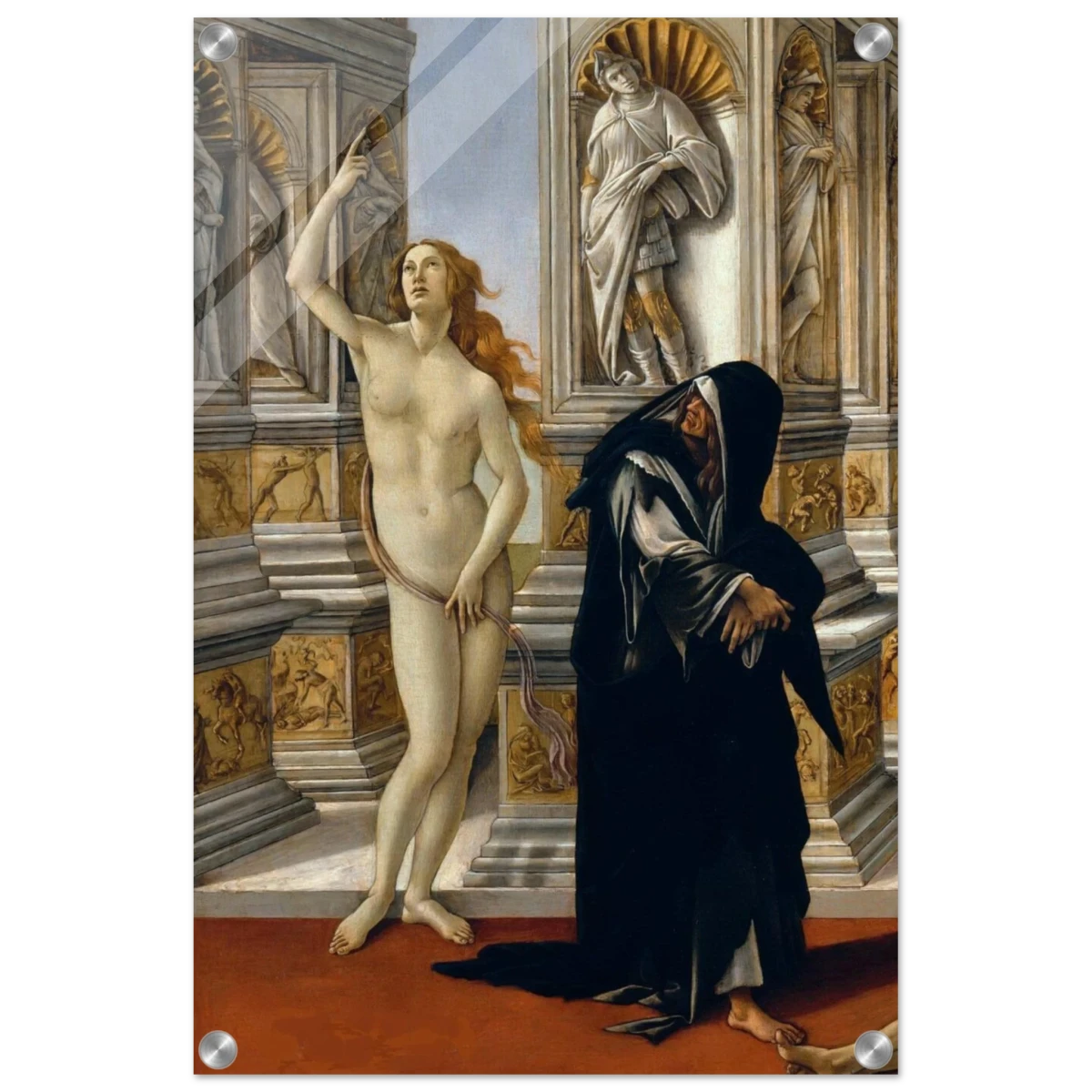 The Calumny of Apelles by Sandro Botticelli | Vintage art Wall art print - 40x60 cm / 16x24″ - Acrylic Print - 