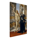 The Calumny of Apelles by Sandro Botticelli | Vintage art Wall art print - 50x75 cm / 20x30″ - Canvas - 