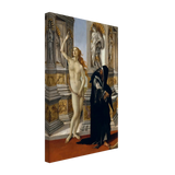 The Calumny of Apelles by Sandro Botticelli | Vintage art Wall art print - 30x45 cm / 12x18″ - Canvas - 