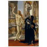 The Calumny of Apelles by Sandro Botticelli | Vintage art Wall art print - 60x90 cm / 24x36″ - Wood Prints - 