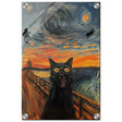 The Cat's Scream: A Whimsical Twist on Classic Art | wall art print - Acrylic Print - 30x45 cm / 12x18″ - 
