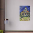 The Church at Auvers by Vincent van Gogh - Acrylic Print - 60x90 cm / 24x36″ - 