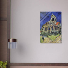 The Church at Auvers by Vincent van Gogh - Acrylic Print - 60x90 cm / 24x36″ - 